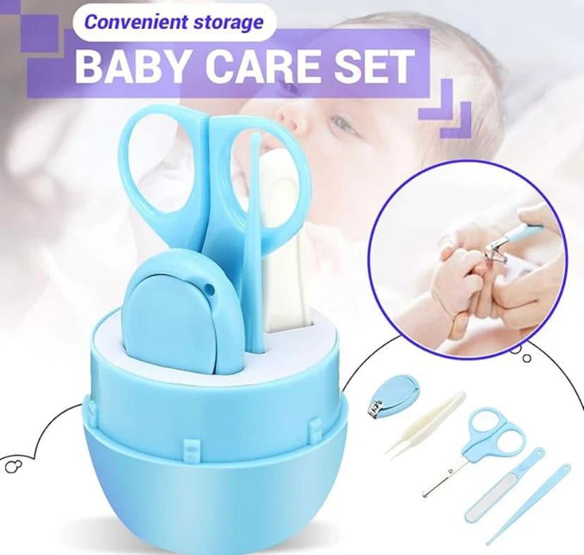 Baby Kids Manicure Nail Care Set Saloon Kits With Plastic Case | Baby Grooming Kit (random colour)