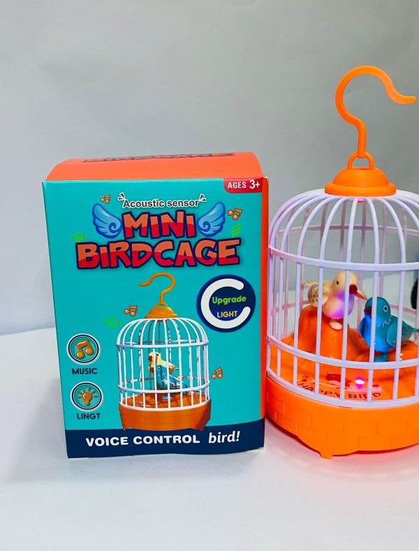 Musical Light Bird Cage With 2 Birds Beautiful Toy For Children’s with Free Delivery